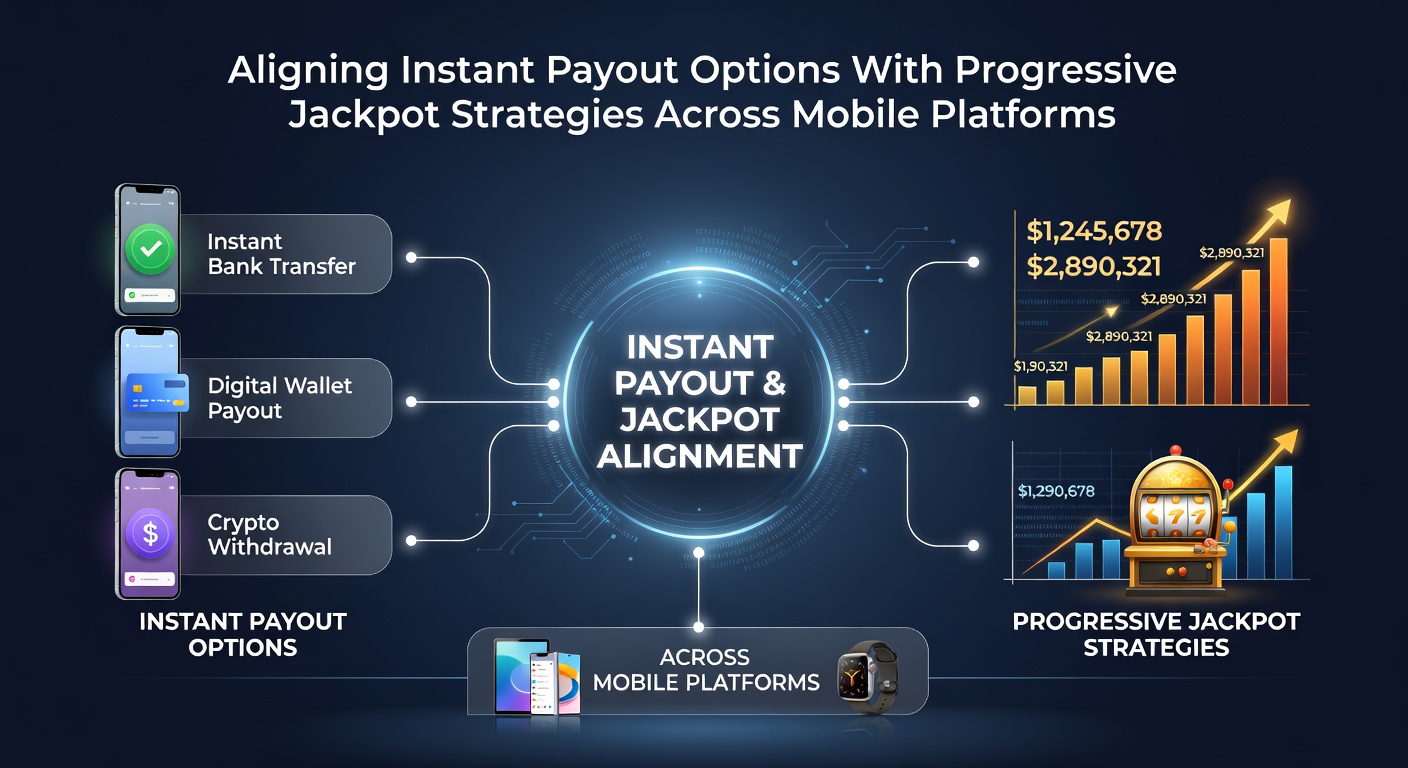 Mobile device displaying progressive jackpot interface with real-time payout options
