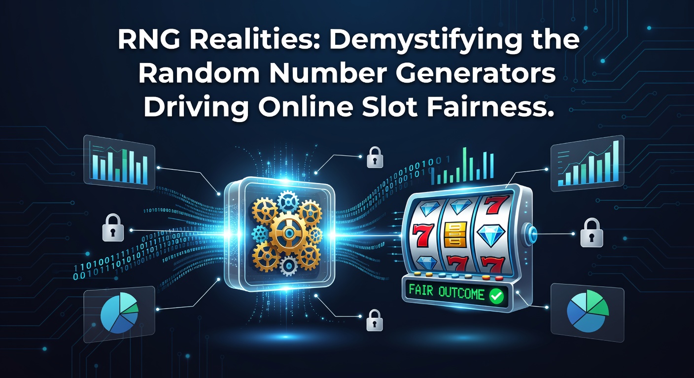 Digital visualization of random number generation algorithms powering vibrant online slot reels